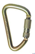 MSA Steel autolock carabiner, 22 mm gate